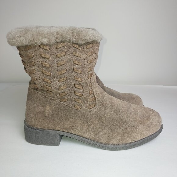 Abeo Bristol Suede Leather Shearling lined boots. - Picture 4 of 8